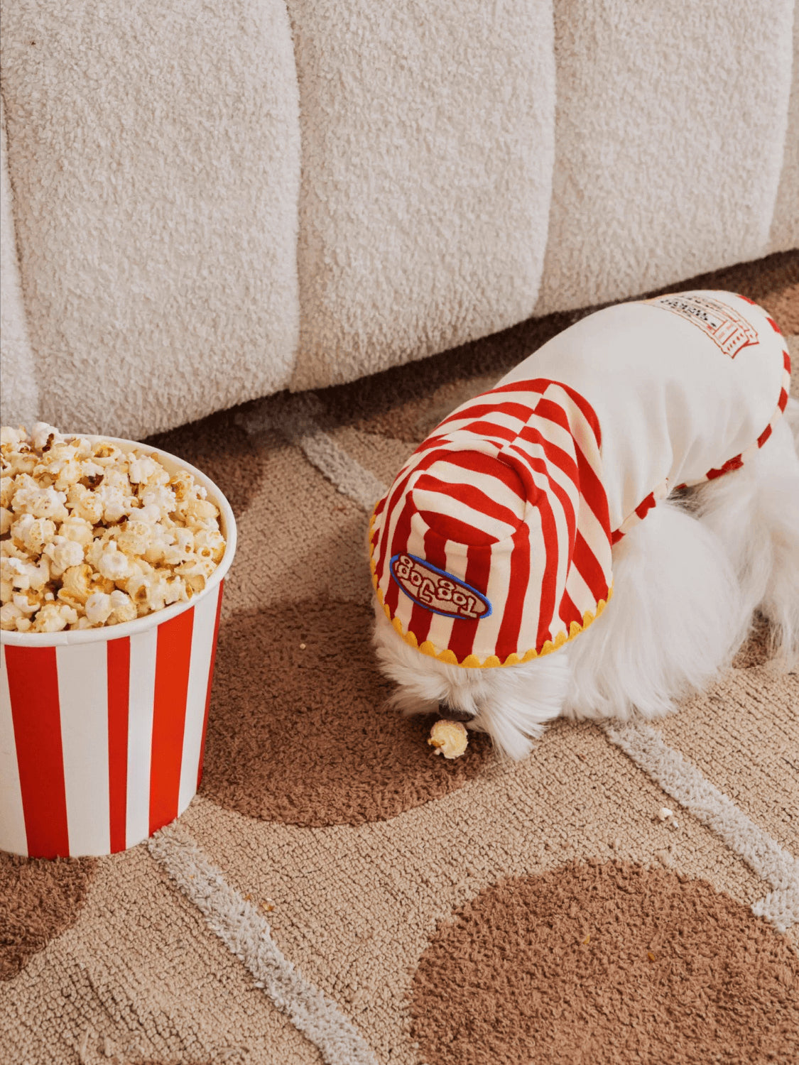 Popcorn Warm Cotton Pet Hoodie