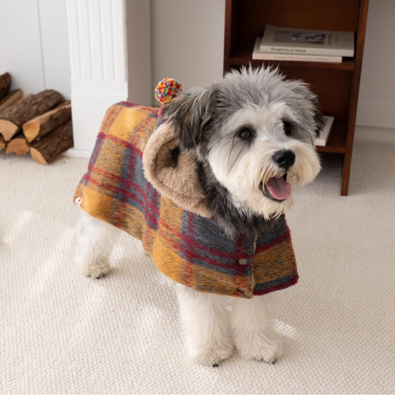 Maillard Warm Plush Dog Poncho