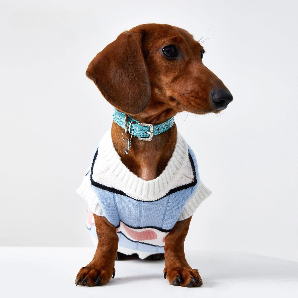 Dachshund Heart Jumper Dog Sweater