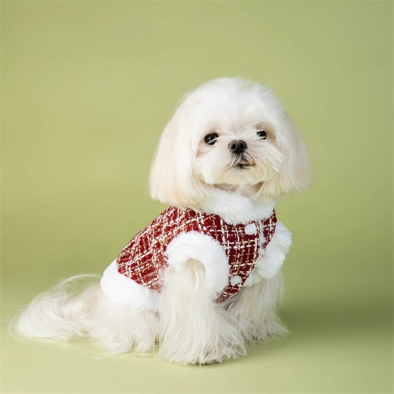 Thickened Warm Fleece-Lined Dog Jacket