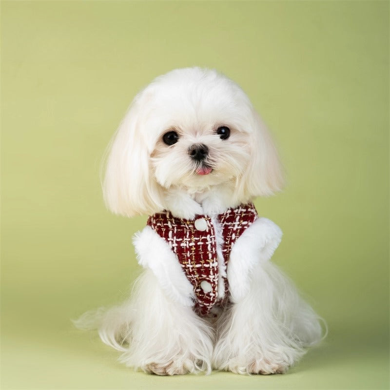 Thickened Warm Fleece-Lined Dog Jacket