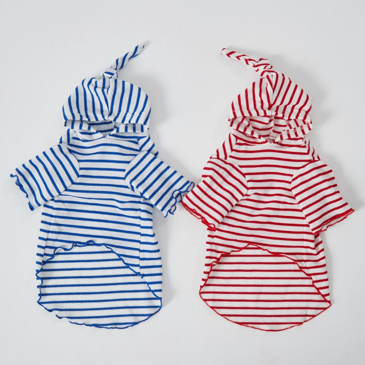 Dachshund Red & Blue Stripe Hoodie
