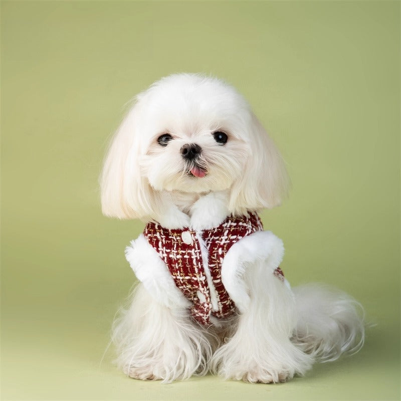 Thickened Warm Fleece-Lined Dog Jacket