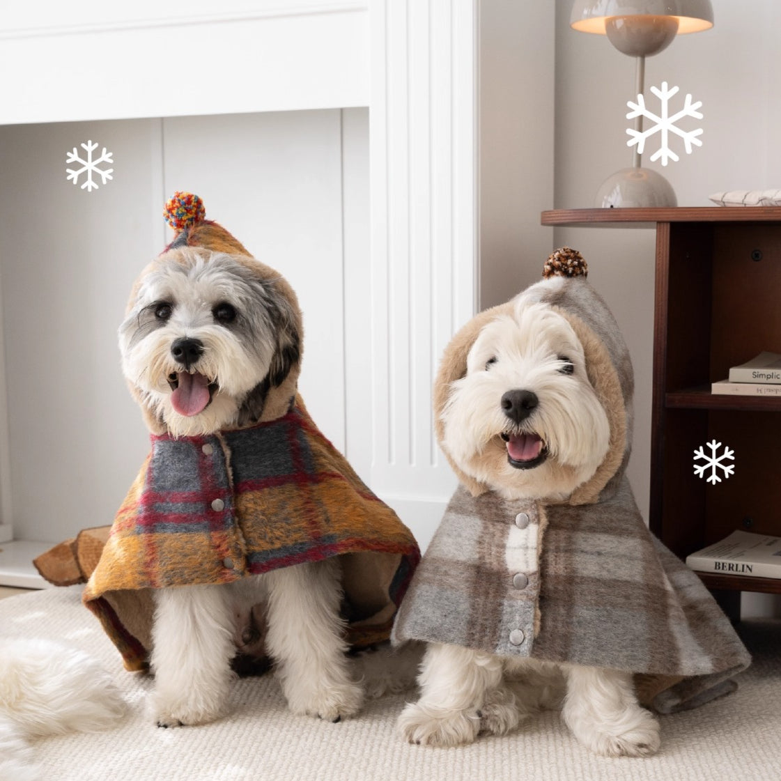 Maillard Warm Plush Dog Poncho