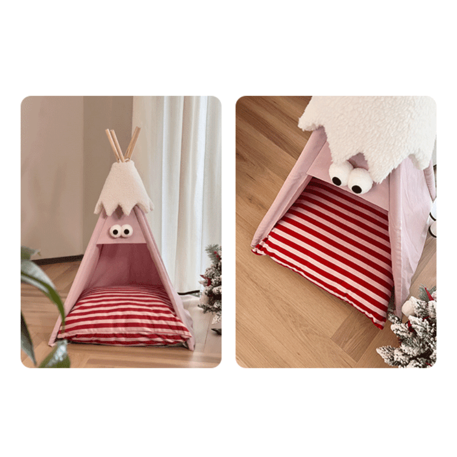 Snow-top Pet Teepee Tent