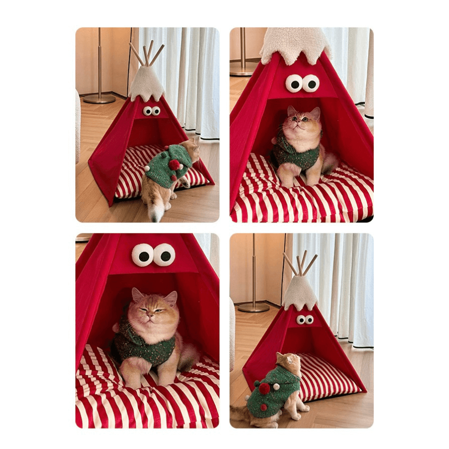 Snow-top Pet Teepee Tent