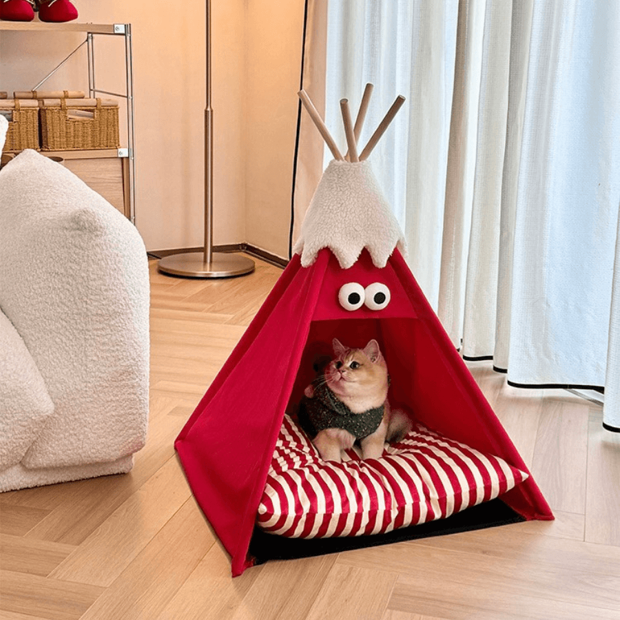 Snow-top Pet Teepee Tent