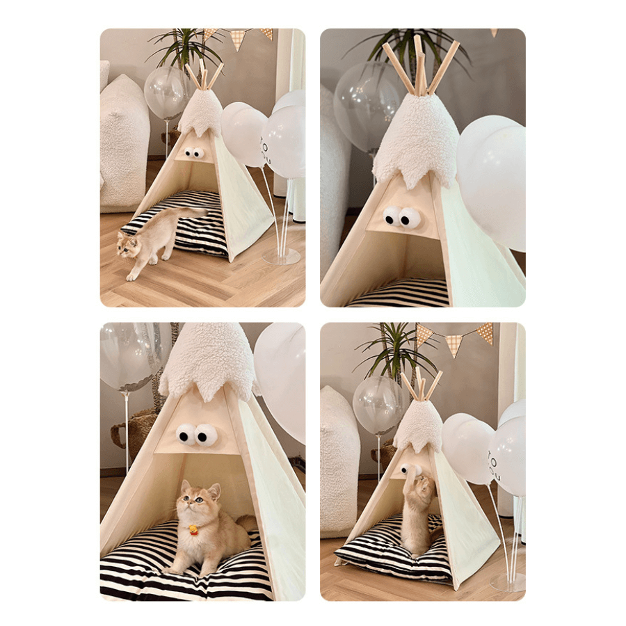 Snow-top Pet Teepee Tent