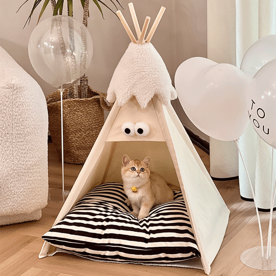 Snow-top Pet Teepee Tent