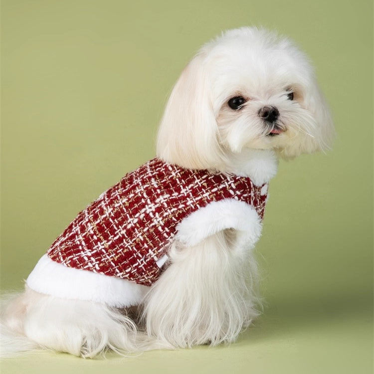 Thickened Warm Fleece-Lined Dog Jacket