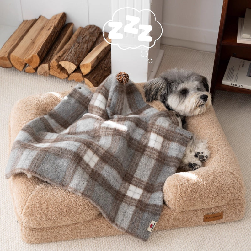 Maillard Warm Plush Dog Poncho