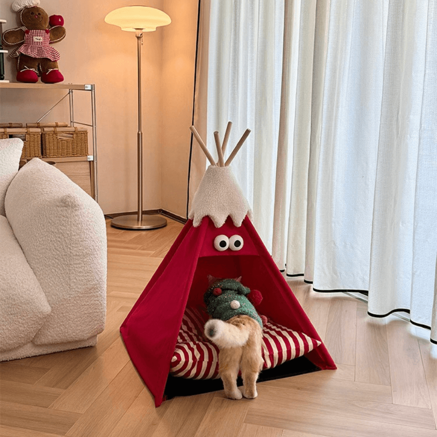 Snow-top Pet Teepee Tent