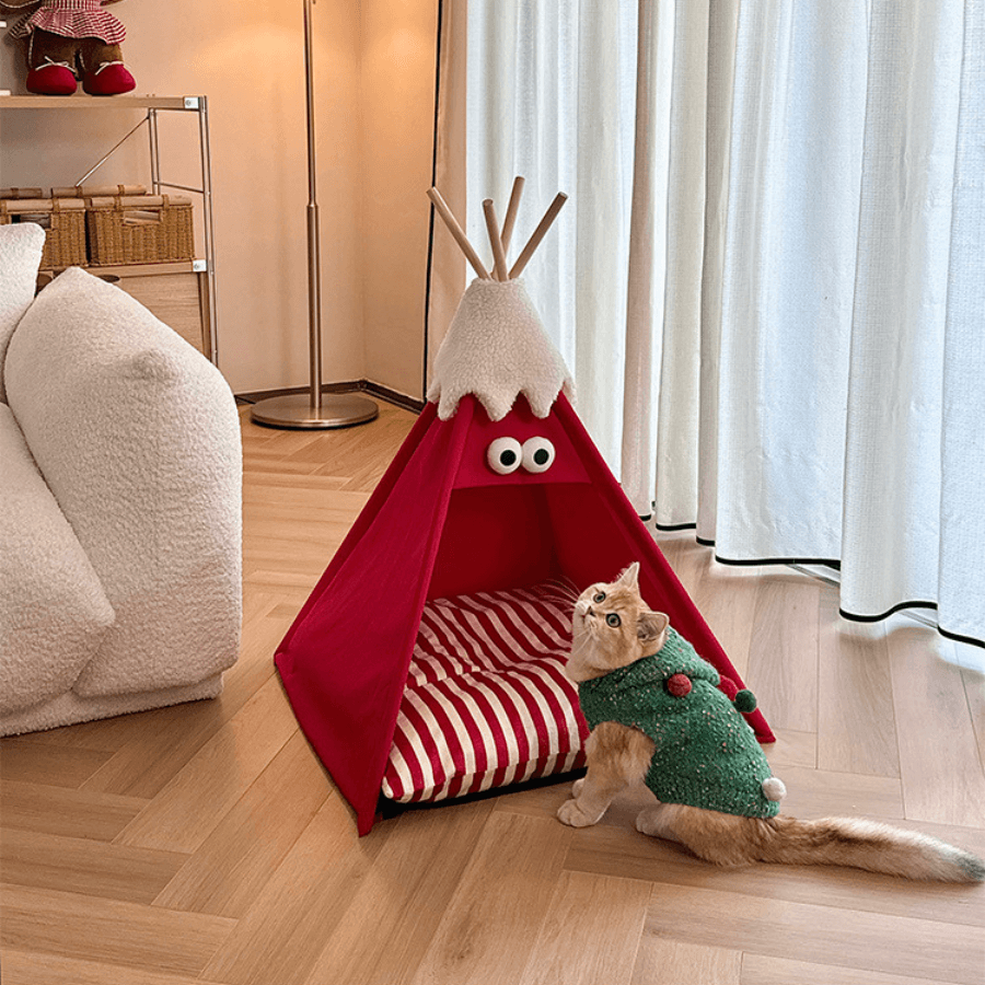 Snow-top Pet Teepee Tent
