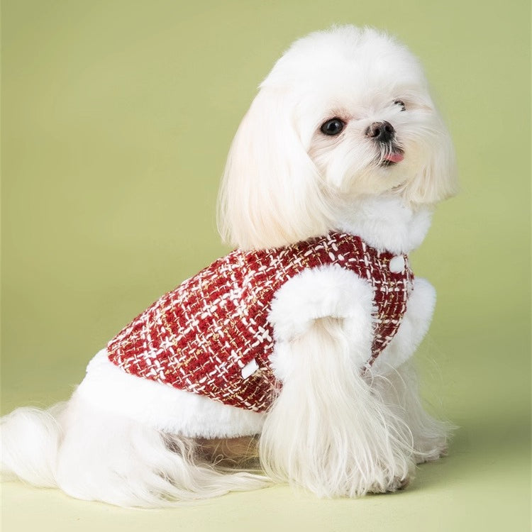 Thickened Warm Fleece-Lined Dog Jacket