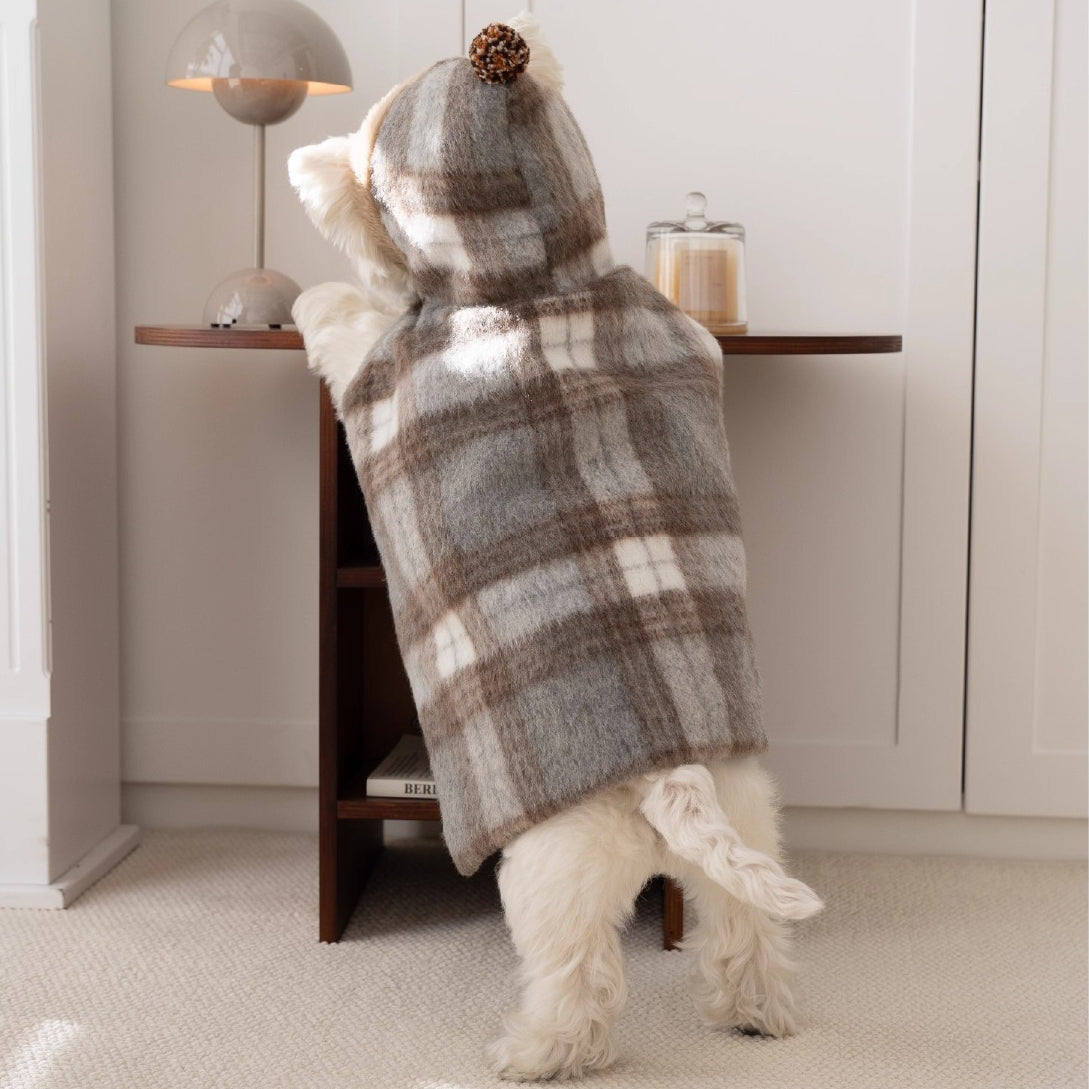 Maillard Warm Plush Dog Poncho