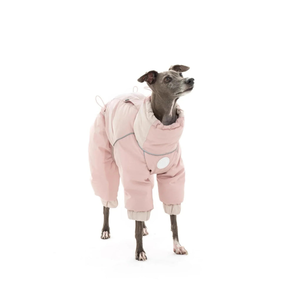 Warm Puffy Waterproof Four-leg Dog Snowsuit