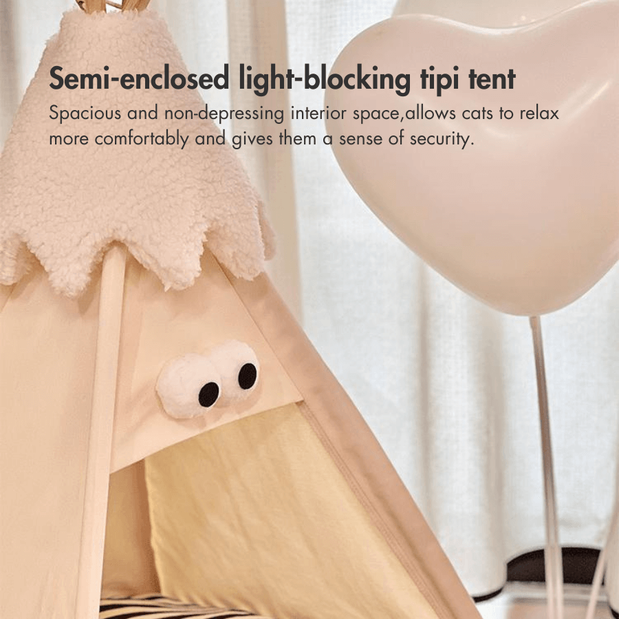 Snow-top Pet Teepee Tent