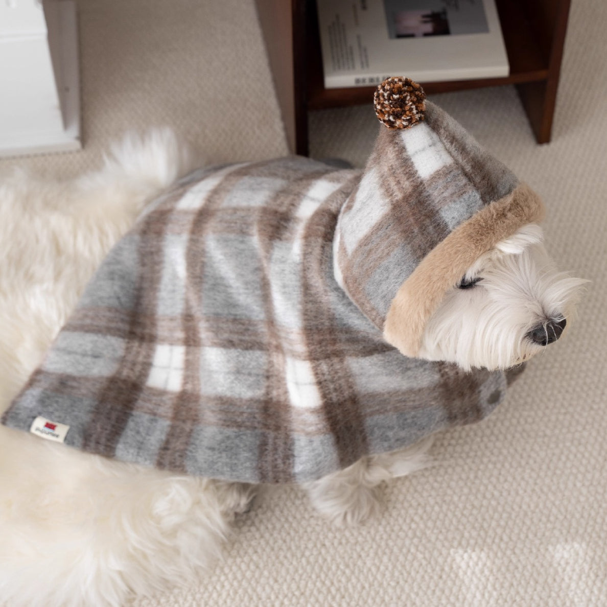 Maillard Warm Plush Dog Poncho