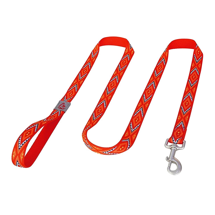 Jacquard Nylon Dog Leash Red / M (1.8m*2.5cm)