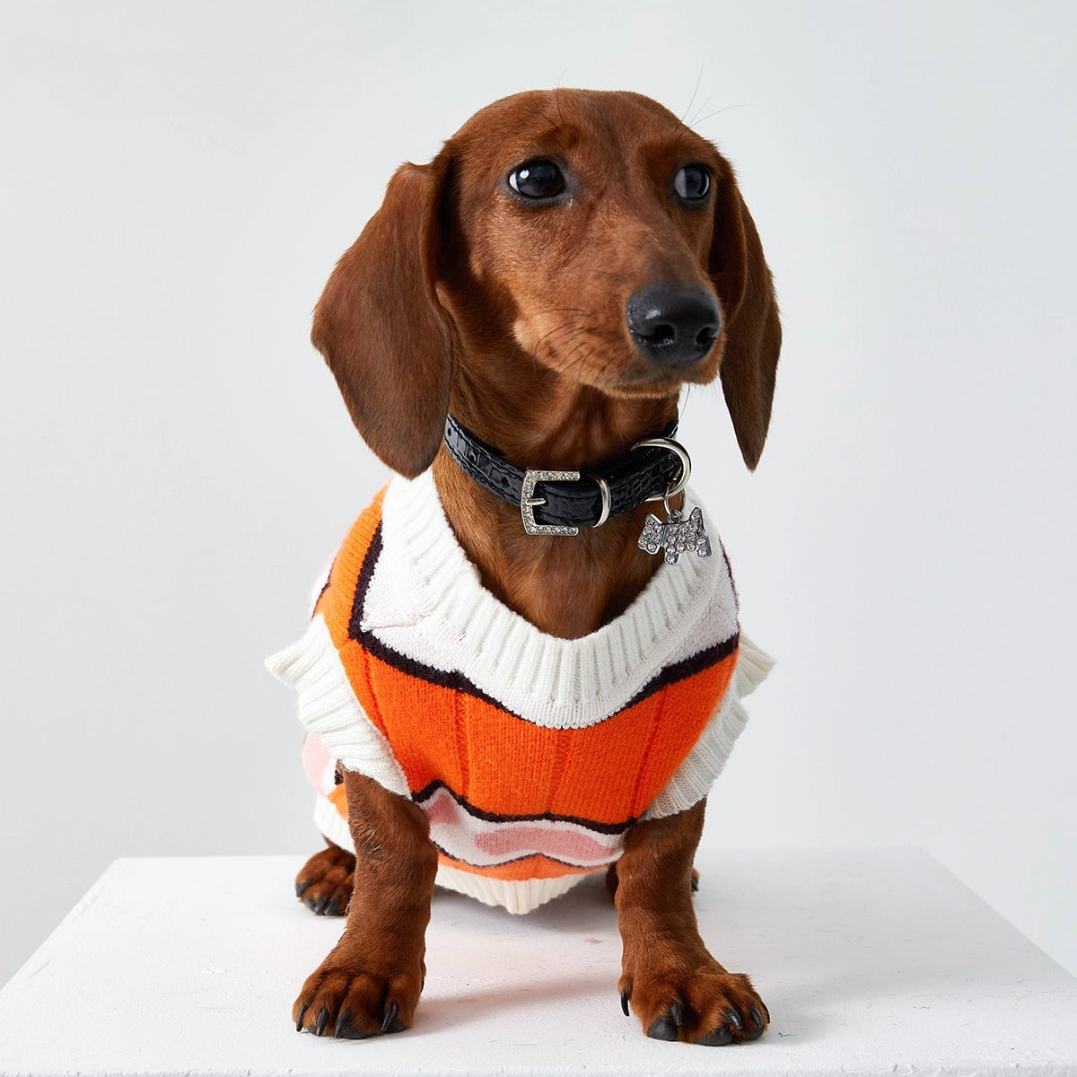 Dachshund Heart Jumper Dog Sweater