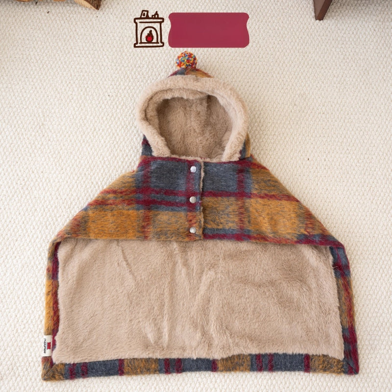 Maillard Warm Plush Dog Poncho