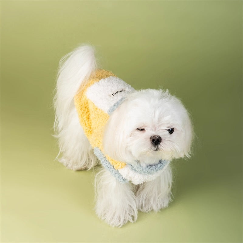 Colour-block Double-sided Fleece Vest Pet Clothes