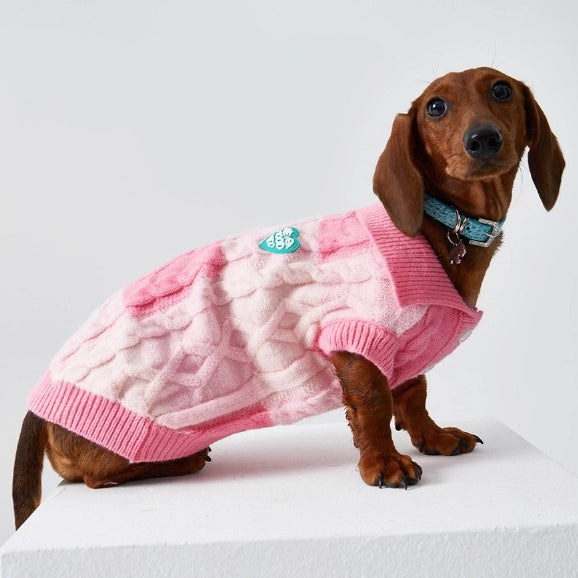 Dachshund Premium Polo Jumper Dog Sweater