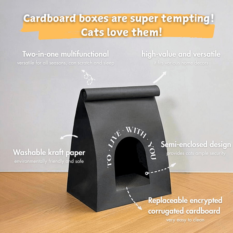 Eco-Kraft Paper Cat House