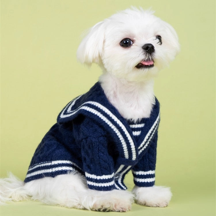 Warm Sailor Dog Jumper