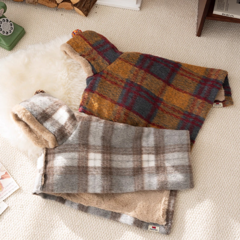 Maillard Warm Plush Dog Poncho