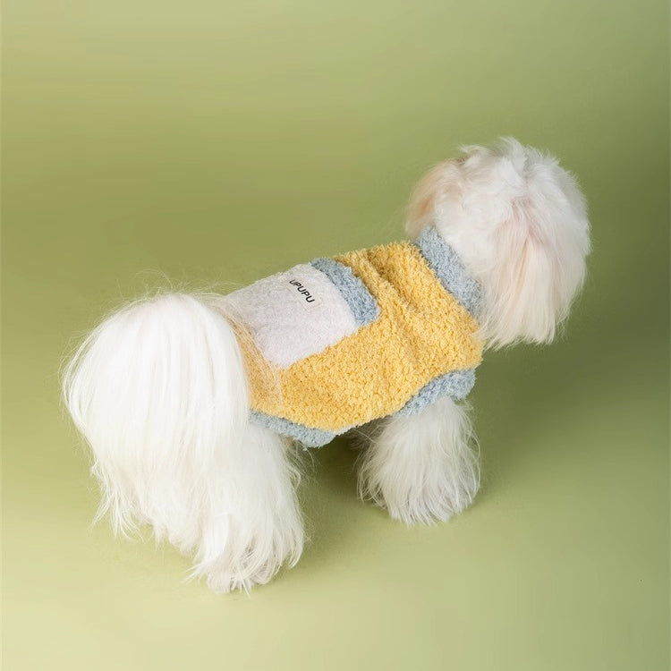 Colour-block Double-sided Fleece Vest Pet Clothes