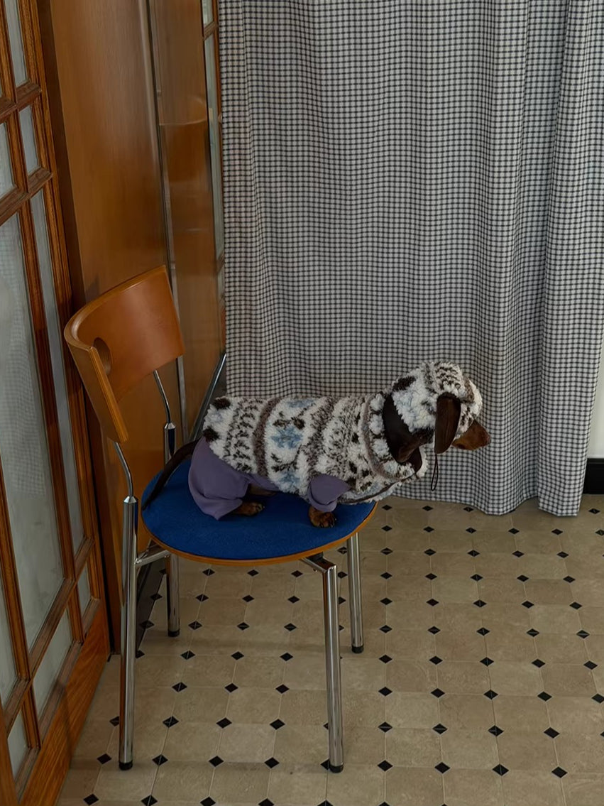 Fair Isle Dog Jumper and Hat