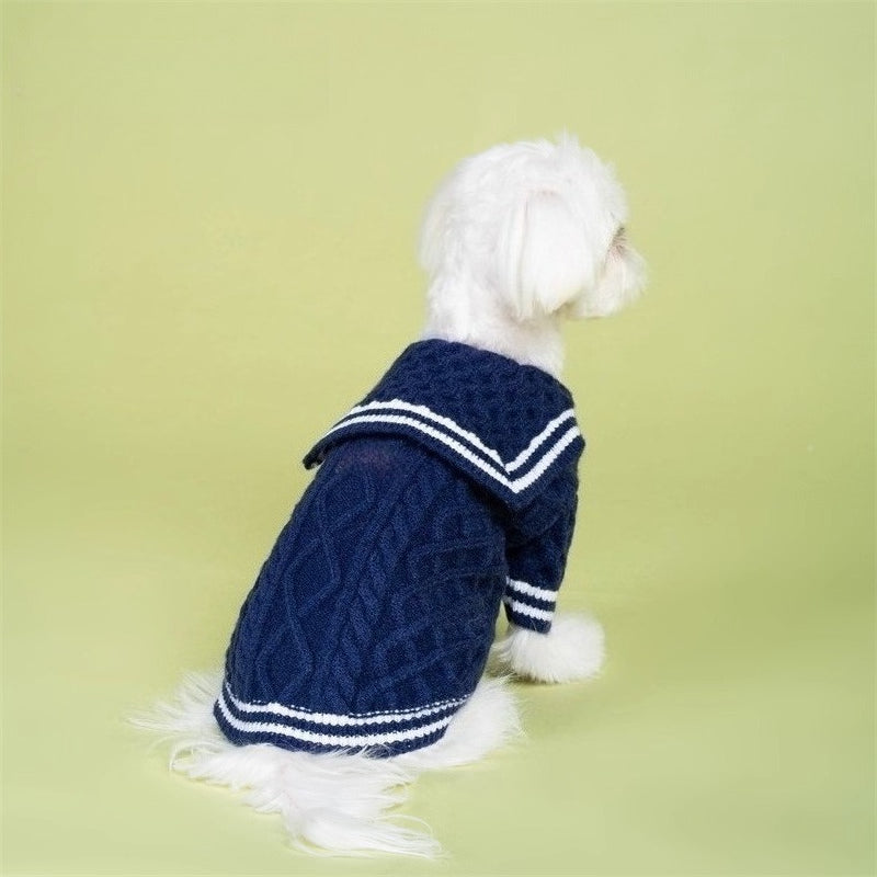 Warm Sailor Dog Jumper