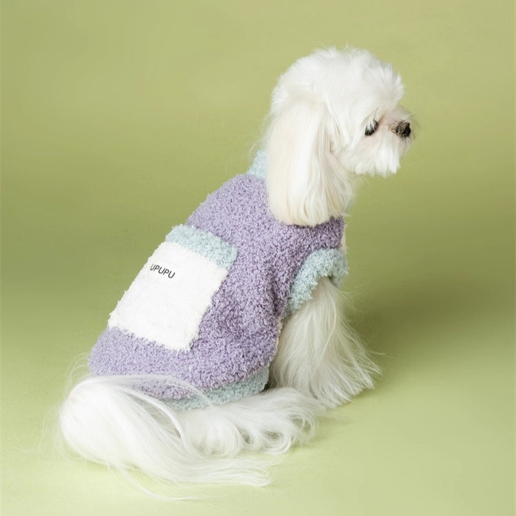Colour-block Double-sided Fleece Vest Pet Jumper