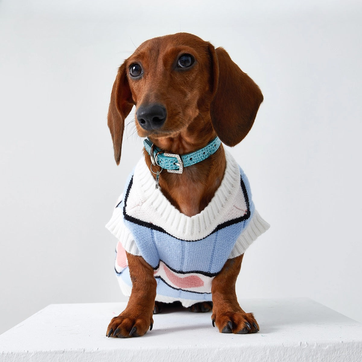Dachshund Heart Jumper Dog Sweater