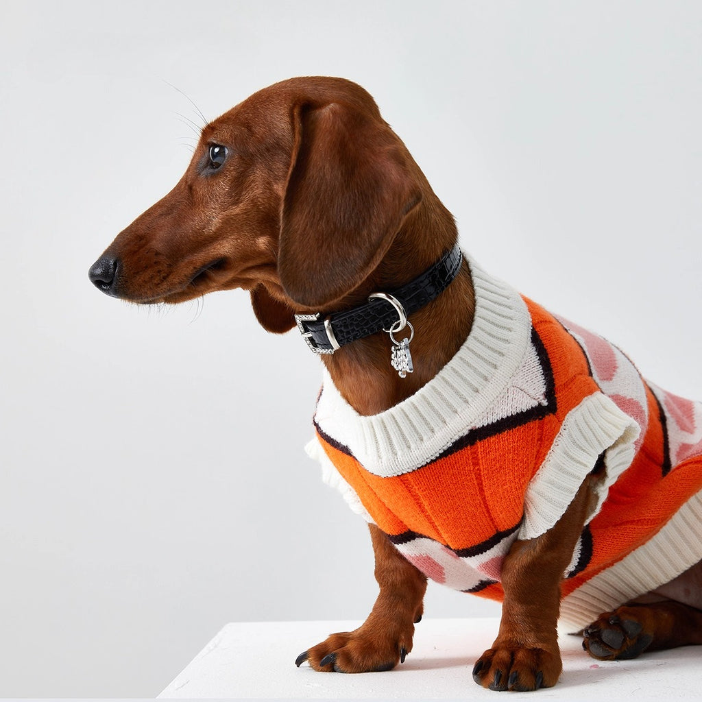 Dachshund Heart Jumper Dog Sweater
