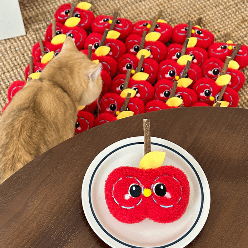 Apple Cat Chew Toy