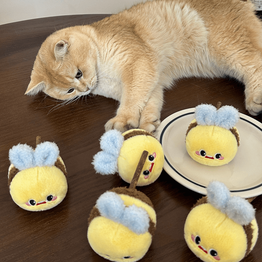Bee Cat Chew Toy