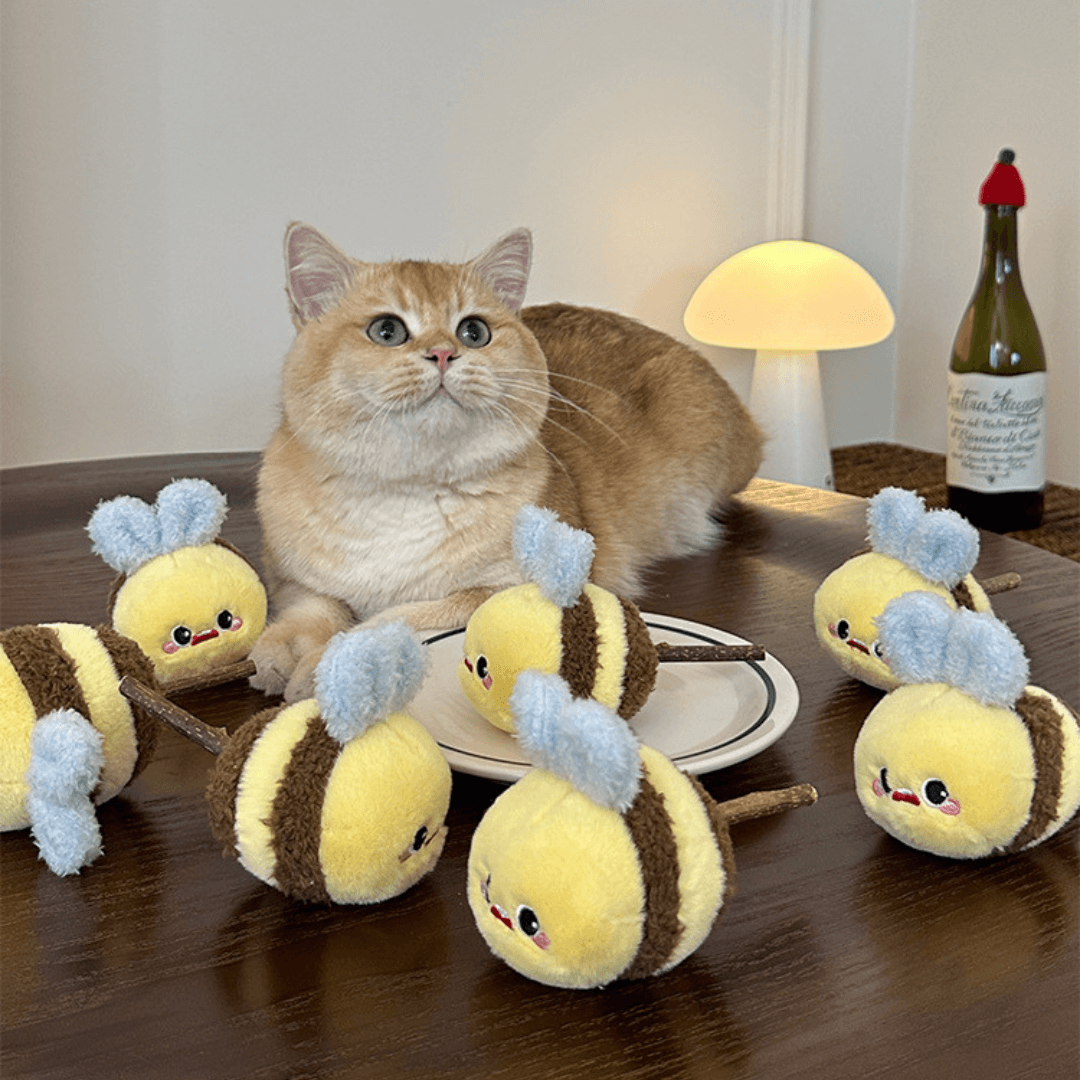 Bee Cat Chew Toy