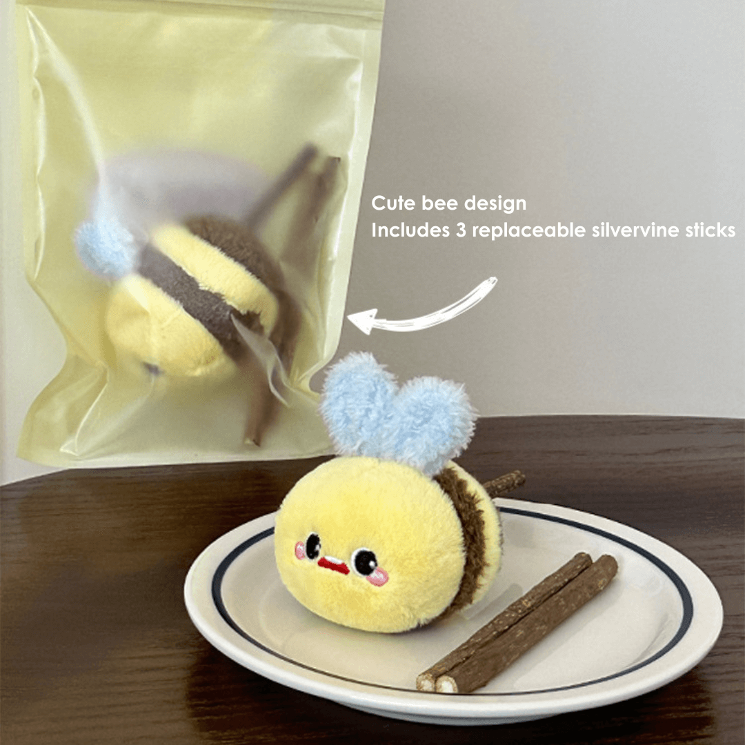 Bee Cat Chew Toy