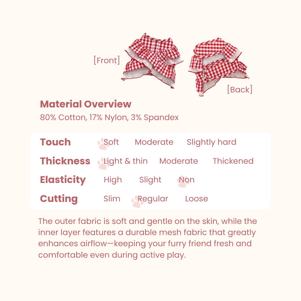 Cupcake Double-Layer Lace Dog Harness