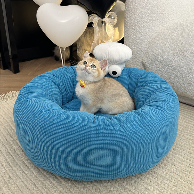 Detachable Round Pet Bed