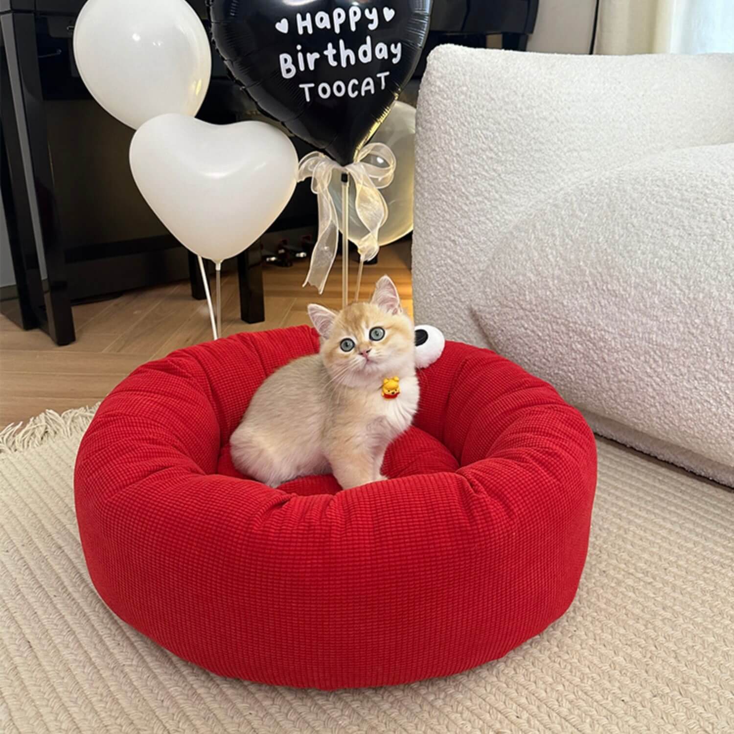 Detachable Round Pet Bed