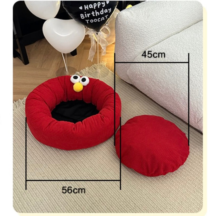 Detachable Round Pet Bed