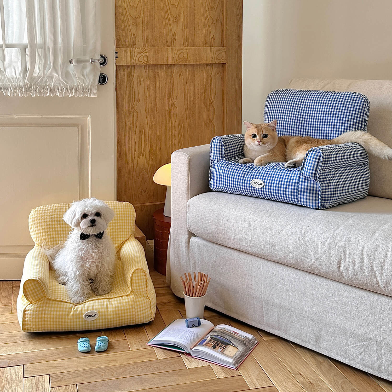Grid Pet Sofa Bed