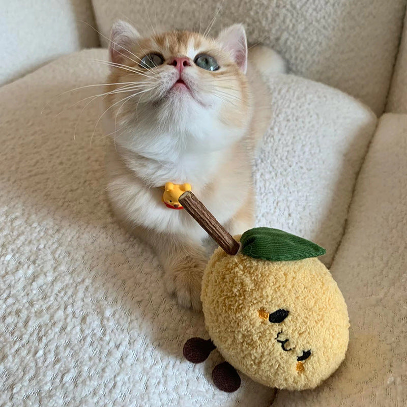 Lemon Cat Chew Toy