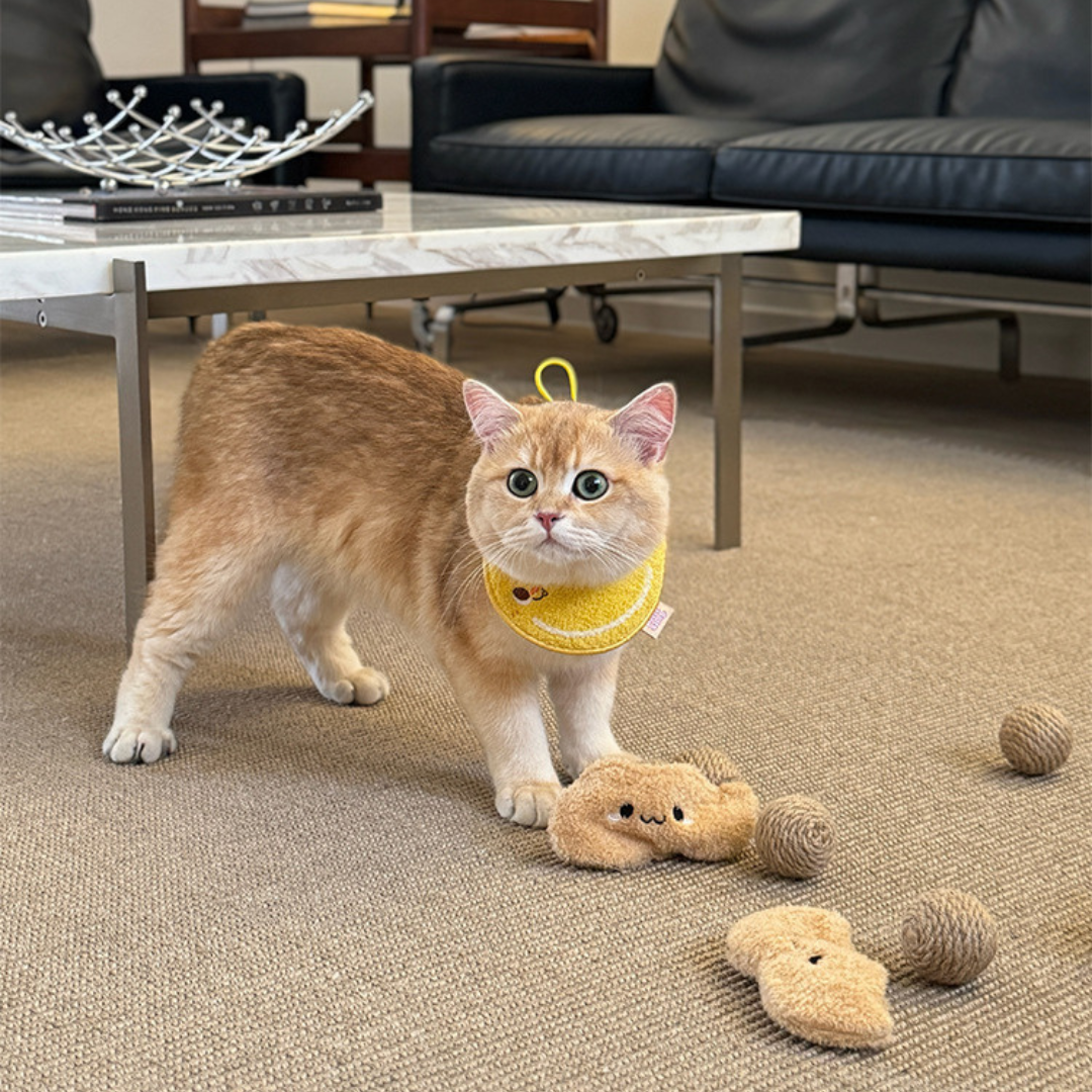 Peanut Sisal Ball Toy