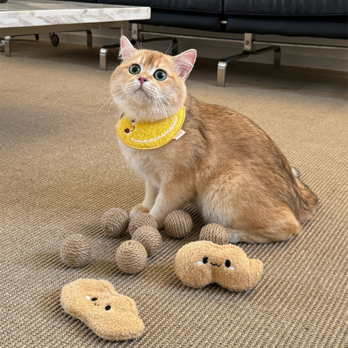 Peanut Sisal Ball Toy