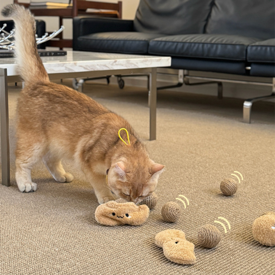Peanut Sisal Ball Toy