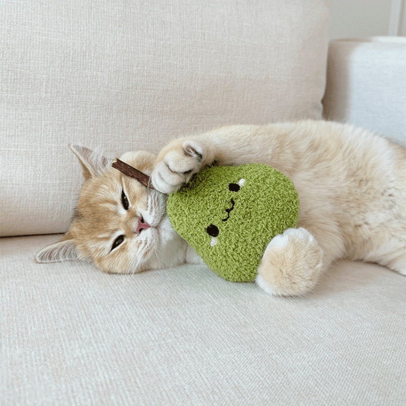 Pear Cat Chew Toy